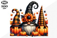 Halloween Gnomes Sublimation - Clipart PNG Design Product Image 1