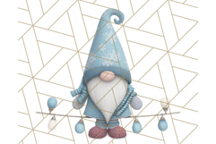 Cozy Winter Gnome Clipart PNG, Christmas Gnome Clip Art Product Image 4