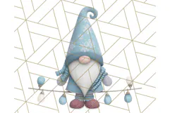 Cozy Winter Gnome Clipart PNG, Christmas Gnome Clip Art Product Image 4