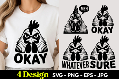 Chicken Okay Whatever Sure SVG PNG Product Image 1