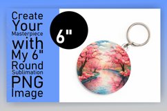 Fresh 3D Summer Landscape Wrap for Round Design Product Image 1