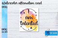 Affirmation cards PNG Bundle | Positive Affirmation Quotes Product Image 15