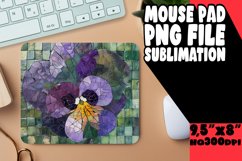 Glitter Flower Mouse Pad Design PNG Product Image 1