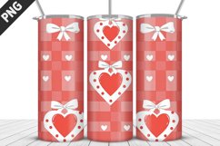 Lovely Hearts Tumbler Design | Valentine&#039;s Day Tumbler Wrap Product Image 4