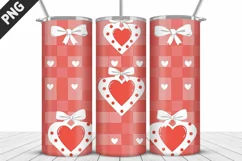 Lovely Hearts Tumbler Design | Valentine's Day Tumbler Wrap Product Image 4