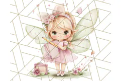 Bookish Fairy PNG Clipart, Whimsical Reading Elements Png Product Image 4