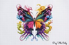 Smoke Butterflies Clipart PNG Product Image 1