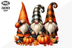 Halloween Gnomes Sublimation - Clipart PNG Design Product Image 1