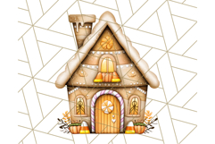 Cute Witch Halloween Baking Clipart PNG, Holiday Treats Png Product Image 4