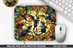 Halloween Rats Mouse Pad Sublimation,Halloween Mouse Pad PNG Product Image 1