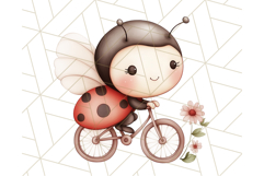Cute Ladybug Clipart PNG, Pastel Whimsical Bug Illustrations Product Image 4