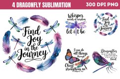 Dragonfly Sublimation Bundle PNG Product Image 4