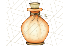 Potion Bottle Png Graphics, Magic Potion Clip Art, Fantasy Product Image 4