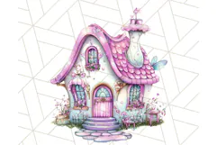 Pastel Fairy Clip Art PNG With Glitter, Rainbow Fairy Png Product Image 4