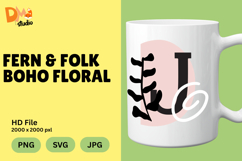 Fern &amp; Folk Boho Floral Monogram Product Image 1