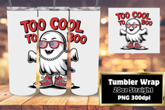 20oz Sublimation Design Download , Funny Ghost Product Image 1