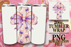 Magical Nights 20oz tumbler wrap, Flower Cross Product Image 1