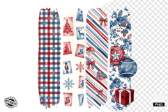 Christmas Brushstrokes Clipart Product Image 1