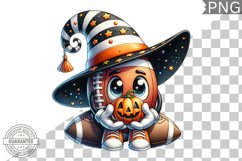 Halloween Football Sublimation - Clipart PNG Design Product Image 1