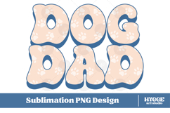 American Dog Dad 4th of July USA Paw DTF PNG Sublimation Product Image 1