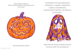 Halloween Set Clipart Product Image 2