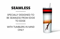 Snowman Tumbler Sublimation | Taper & Straight | Christmas Product Image 3