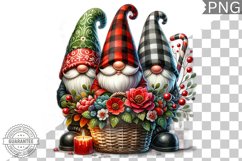 Christmas Gnome Sublimation - Clipart PNG Design Product Image 1