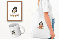 Spring Penguin Clipart Product Image 5