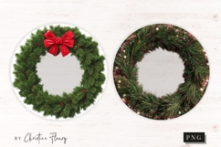 4 Christmas Photo Ornament PNG Product Image 2