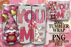 Sweet memories 20oz tumbler wrap, Valenines Product Image 1
