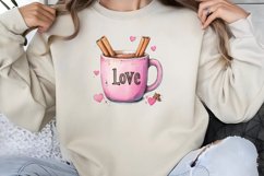 Valentine Coffee Clipart PNG Product Image 1