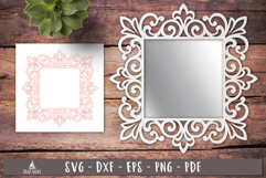Ornate Frame Bundle SVG Laser Cut designs Product Image 11