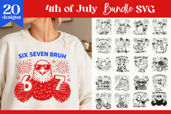 4th of July Animals SVG Bundle | Summer Sublimation Product Image 1