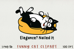 Cute &amp; Funny Cat BUNDLE, PNG. Product Image 17