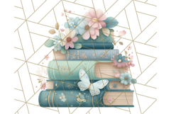 Cottagecore Butterfly and Book PNG Clipart Reading Elements Product Image 4