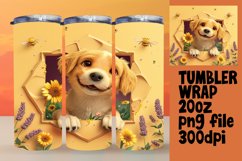 3D Cute Animals Tumbler Wrap - Fun Wall Hole Product Image 1