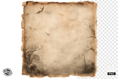 Halloween Goth Old Paper Clipart Product Image 1