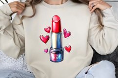 Retro Valentine Clipart PNG Product Image 1