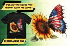 Bold American Butterfly Flag Design Product Image 1