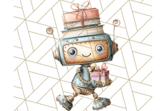 Robot Clipart, Soft Realistic Full Body Robot PNG Images Product Image 4