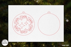 Christmas Nativity Ornament Laser Cut | Glowforge | SVG Product Image 2