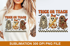 Trick or teach Sublimation - Halloween PNG Design Product Image 1