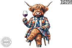 Retro Highland Cow Sublimation Bundle | Vintage Cow Design Product Image 11