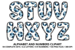 Watercolor Soccer Alphabert Numbers PNG Clipart 300DPI Product Image 5