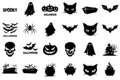 Halloween Silhouettes Clipart Product Image 4