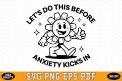 Anxiety Kicks in SVG | SVG Cut files Product Image 1