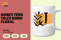 Honey Fern Tales Boho Floral Monogram Product Image 1
