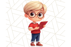 Boy Teacher PNG, Back to School Clipart, Classroom Decor Product Image 14