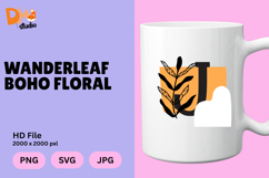 Wanderleaf Boho Floral Monogram Product Image 1