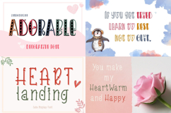 25 Romantic Heart Font Bundle Product Image 16